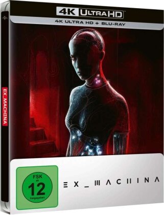Ex Machina (2014) (Limited Edition, Steelbook, 4K Ultra HD + Blu-ray)