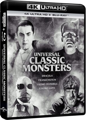 Universal Classic Monsters - Collection Vol. 1 (4 4K Ultra HDs + 4 Blu-ray)
