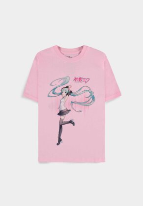 Hatsune Miku - Women's Short Sleeved T-Shirt (Pink)