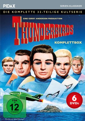 Thunderbirds - Die komplette Kultserie (Pidax Serien-Klassiker, 6 DVDs)