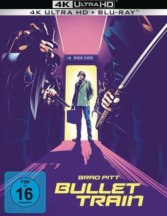 Bullet Train (2022) (Édition Limitée, Steelbook, 4K Ultra HD + Blu-ray)