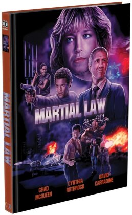 Martial Law (1990) (Cover A, Édition Limitée, Mediabook, Uncut, 4K Ultra HD + Blu-ray + DVD)