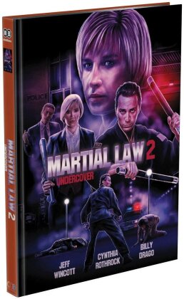 Martial Law 2 - Undercover (1991) (Cover A, Limited Edition, Mediabook, Uncut, 4K Ultra HD + Blu-ray + DVD)