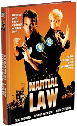 Martial Law (1990) (Cover B, Limited Edition, Mediabook, Uncut, 4K Ultra HD + Blu-ray + DVD)