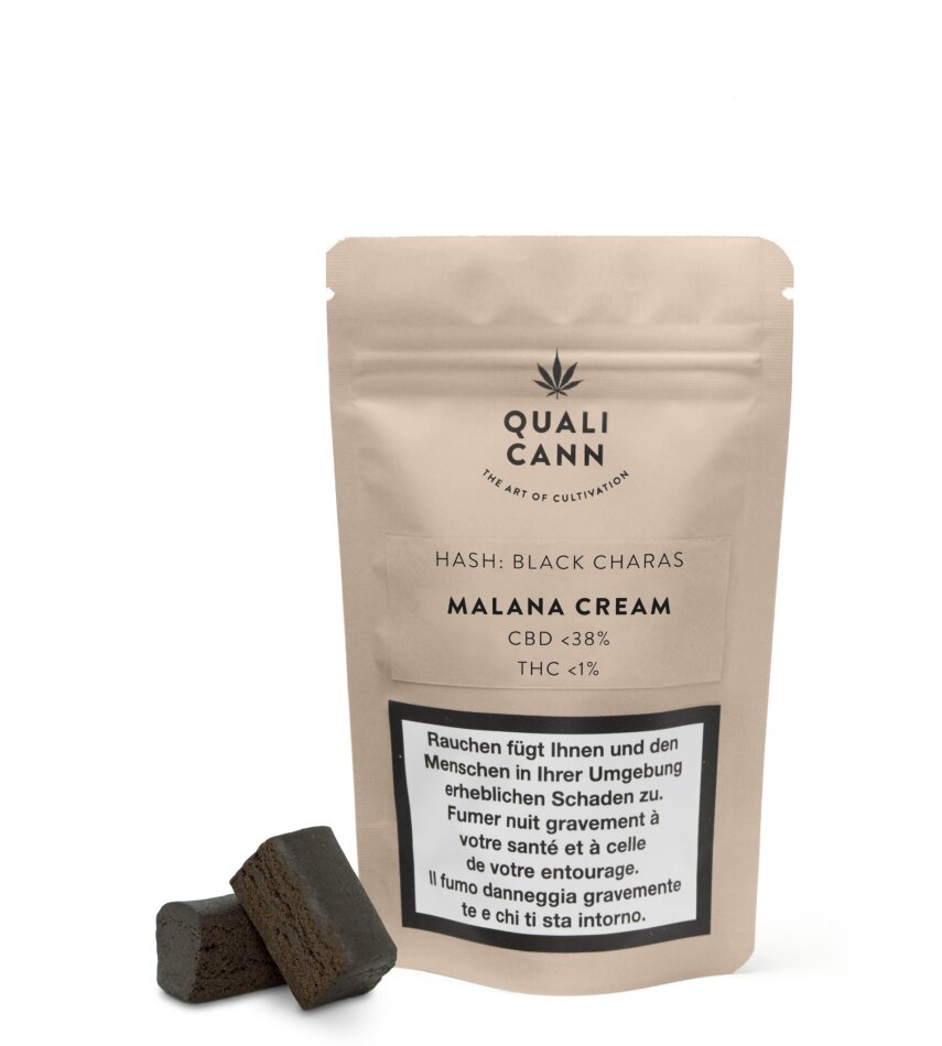 Qualicann Malana Cream Hasch (5.5g) - Indoor (CBD: <32%, THC: <0.98%)