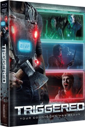 Triggered (2020) (Cover B, Limited Edition, Mediabook, Uncut, Blu-ray + DVD)