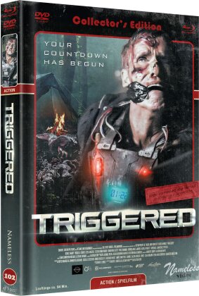 Triggered (2020) (Cover C, Limited Edition, Mediabook, Uncut, Blu-ray + DVD)