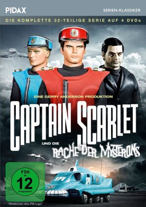 Captain Scarlet und die Rache der Mysterons - Die komplette Serie (Pidax Serien-Klassiker, 4 DVDs)