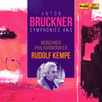 Anton Bruckner (1824-1896), Rudolf Kempe & Münchner Philharmoniker - Symphonies 4 & 5 (2 CD)
