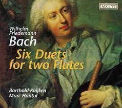 Wilhelm Friedemann Bach (1710 - 1784), Barthold Kuijken & Marc Hantaï - 6 Duette für 2 Querflöten