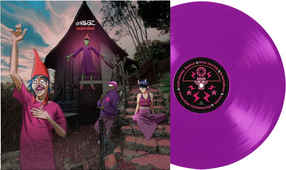 Gorillaz - Cracker Island (140 Gramm, Indie Exclusive, Limited Edition, Neon Purple, LP)