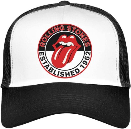 Rolling Stones,The - Est. 1962 (Black-White) Mesh Back Cap