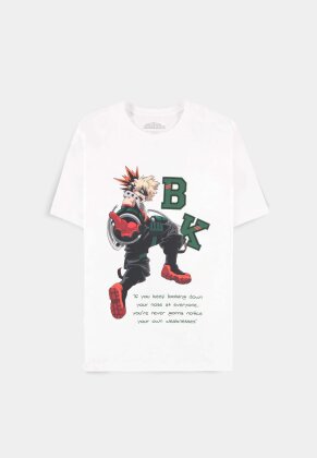 My Hero Academia - White Bakugo Quote - Men's Short Sleeved T-shirt
