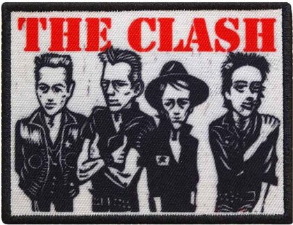 The Clash Printed Patch - Characters (Standard)