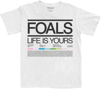 Foals Unisex T-Shirt - Life Is Yours Song List