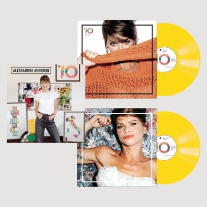 Alessandra Amoroso - 10 (2022 Reissue, Sony Bmg Italy, Limited Edition, Yellow Vinyl, 2 LPs)