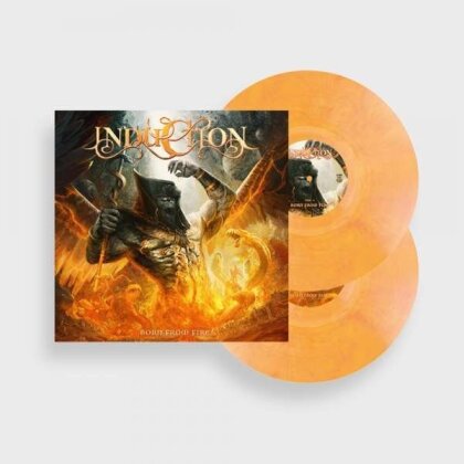 Induction - Born From Fire (Yellow/Red Marbled Vinyl, 2 LPs)
