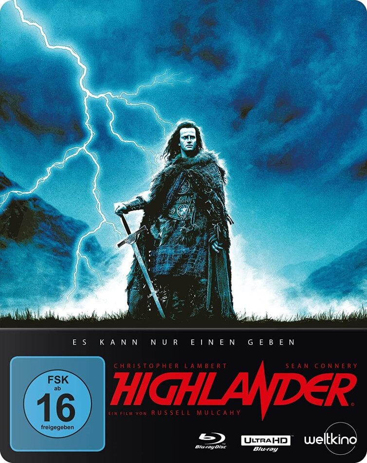 Highlander (1986) (Limited Edition, Steelbook, 4K Ultra HD + Blu-ray)