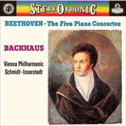 Ludwig van Beethoven (1770-1827), Hans Schmidt-Isserstedt & Wilhelm Backhaus - The Five Piano Concertos (Japan Edition, 3 CDs)