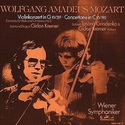 Wolfgang Amadeus Mozart (1756-1791), Gidon Kremer, Tatiana Grindenko & Wiener Symphoniker - Violinkozert KV 219, Concertone in C KV 190 (Japan Edition, 2 Hybrid SACDs)