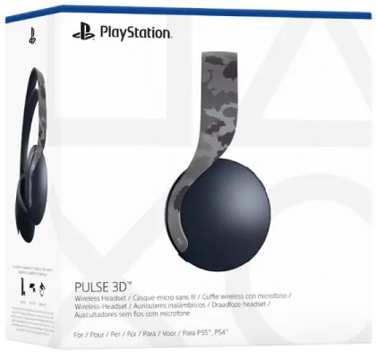 PS5 Headset Pulse 3D original Grey Camouflage