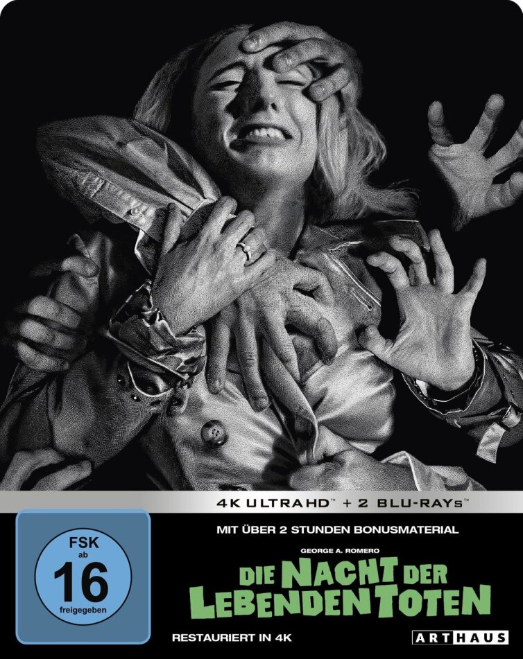 Night of the Living Dead - Die Nacht der lebenden Toten (1968) (Limited Edition, Steelbook, 4K Ultra HD + 2 Blu-rays)