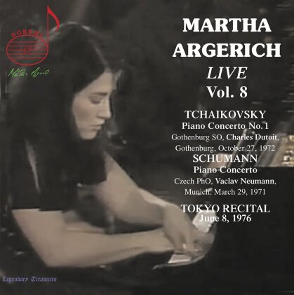 Peter Iljitsch Tschaikowsky (1840-1893), Robert Schumann (1810-1856), Charles Dutoit, Václav Neuman & Martha Argerich - Martha Argerich Live Vol 8 - Tokyo Recital June 8, 1976 (2 CDs)