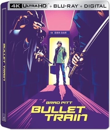 Bullet Train (2022) (Edizione Limitata, Steelbook, 4K Ultra HD + Blu-ray)