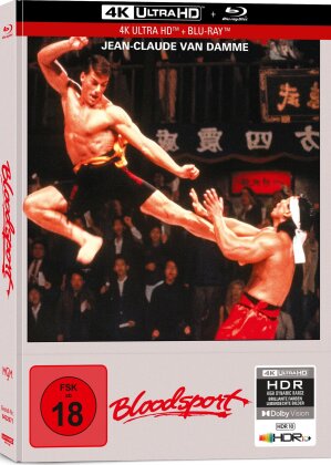 Bloodsport (1988) (Cover B, Limited Edition, Mediabook, 4K Ultra HD + Blu-ray)