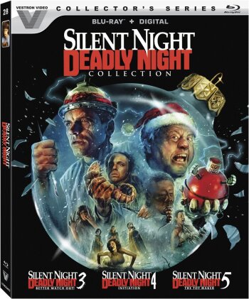 Silent Night Deadly Night Collection - Silent Night Deadly Night 3 - Better Watch Out! / Silent Night Deadly Night 4 - Initiation / Silent Night Deadly Night 5 - The Toy Maker (3 Blu-ray)