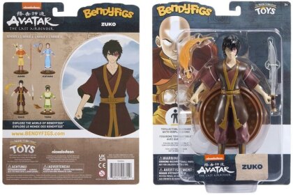 Avatar The Last Airbender: Noble Collection - Zuko - Bendyfigs Bendable (Figure 19 Cm)