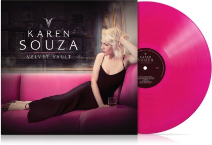 Karen Souza - Velvet Vault (2022 Reissue, 140 Gramm, Crystal Fuchsia Vinyl, LP)