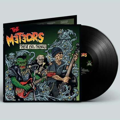 The Meteors - These Evil Things (2022 Reissue, Svart Records, Gatefold, LP)