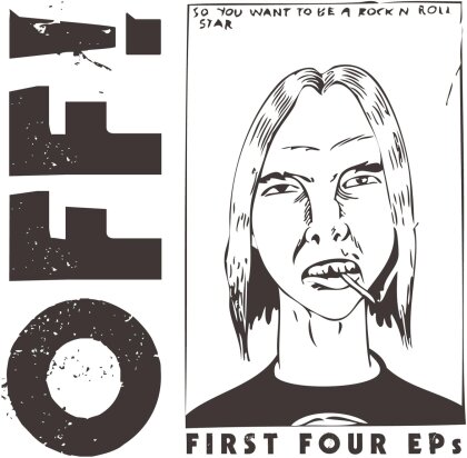 OFF! (Hardcore) - First Four Ep's (2022 Reissue, Fat Possum Records, Colored, LP)