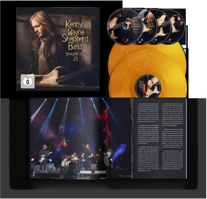 Kenny Wayne Shepherd - Trouble Is...25 (2022 Reissue, Provogue, Édition 25ème Anniversaire, 2 LP + CD + DVD + Blu-ray)