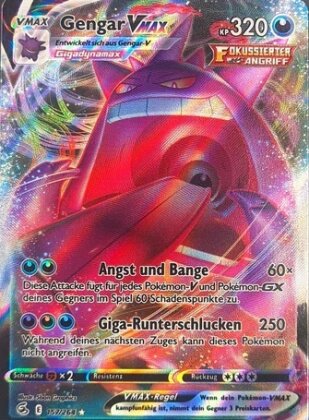 Pokemon Gengar VMAX FST157 DE NM