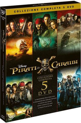 Pirati dei Caraibi 1-5 - Collezione Completa (Riedizione, 5 DVD)