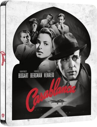 Casablanca (1942) (s/w, Limited Edition, Steelbook, 4K Ultra HD + Blu-ray)