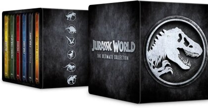 Jurassic World Ultimate Collection - Jurassic Park 1-3 / Jurassic World 1-3 (Edizione Limitata, Steelbook, 6 4K Ultra HDs + 6 Blu-ray)