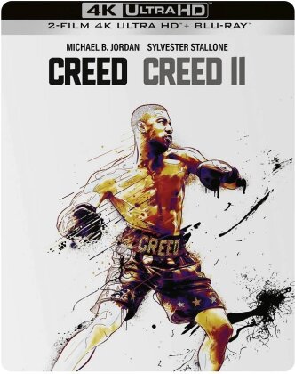 Creed (2015) / Creed 2 (2018) (Edizione Limitata, Steelbook, 2 4K Ultra HDs + 2 Blu-ray)