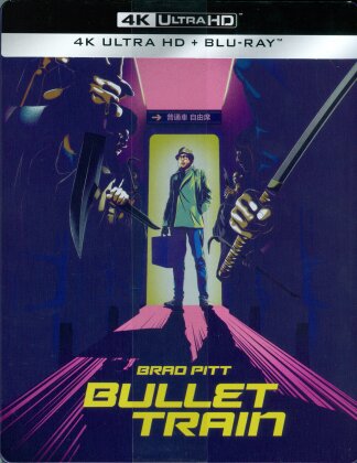Bullet Train (2022) (+ Card, Limited Edition, Steelbook, 4K Ultra HD + Blu-ray)