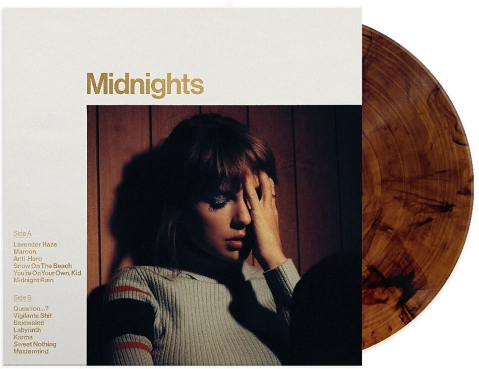 Taylor Swift - Midnights (Limited Edition, Mahogany Vinyl, LP)
