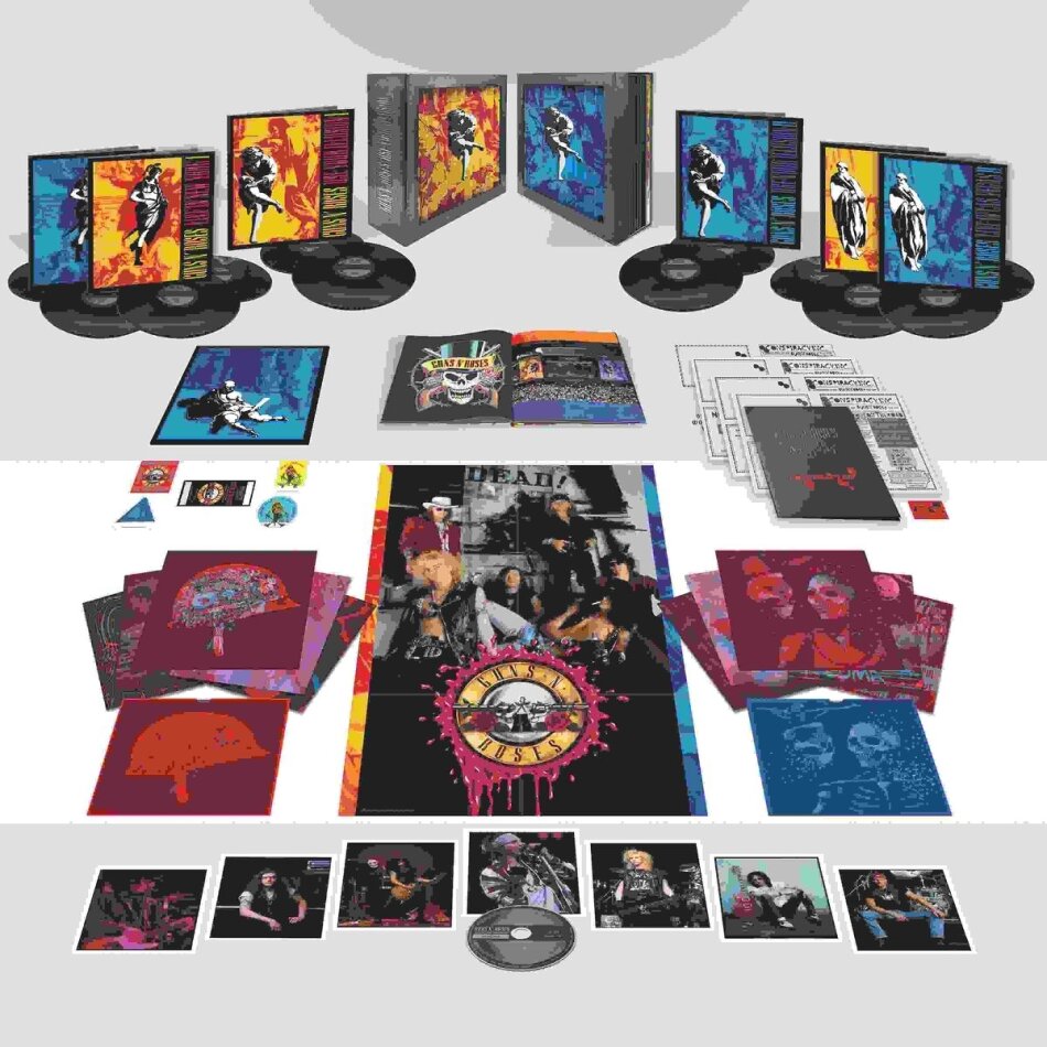 Guns N' Roses - Use Your Illusion (Limited Super Deluxe Edition, Boxset, 12 LPs + Blu-ray)
