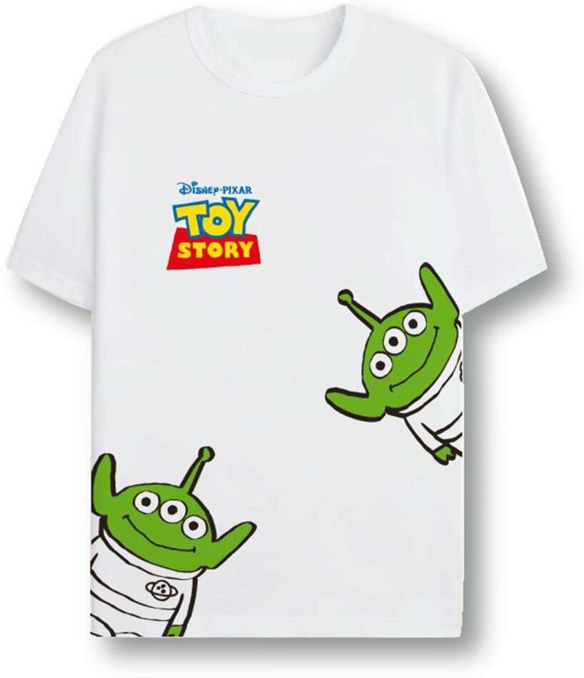 Disney - Toy Story Aliens Boys White (T-Shirt Bambino 11/12 Years)