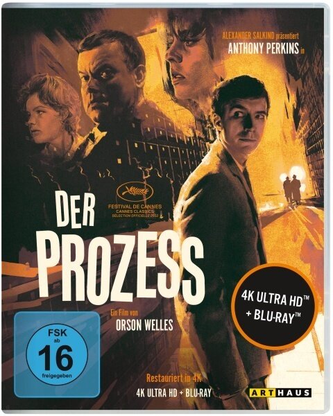 Der Prozess (1962) (Arthaus, 60th Anniversary Edition, s/w, Restaurierte Fassung, 4K Ultra HD + Blu-ray)