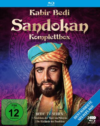 Sandokan - Komplettbox (Restaurierte Fassung, 3 Blu-rays)