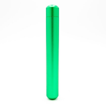 Smell Proof Metal Tube - Green 12 x 1.8 cm