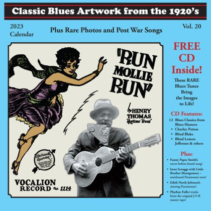 Classic Blues Artwork From The 1920S Calendar