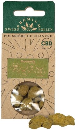 Swiss Premium Pollen Moonrock (5g) - (CBD: ~65%, THC: <1%)