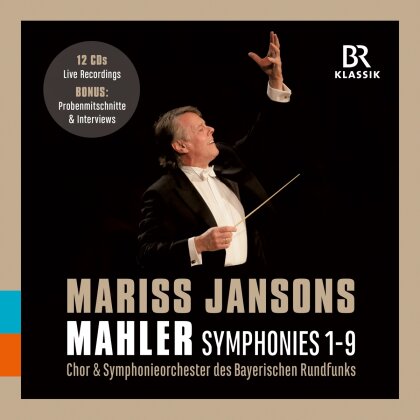 Gustav Mahler (1860-1911), Mariss Jansons & Symphonieorchester des Bayerischen Rundfunks - Symphonies Nos. 1 - 9 (12 CDs)